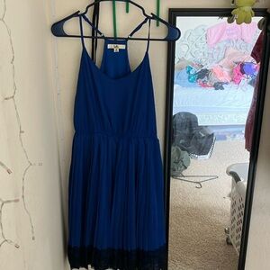 Blue and Black dress